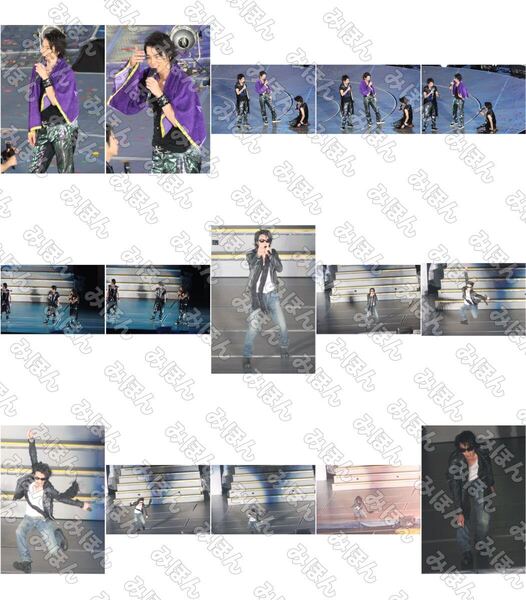 松本潤 嵐 ARASHI AROUND ASIA 2008 in TOKYO 2008年9月7日 国立 生写真 写真 15枚セットC