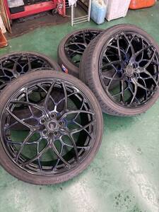 高級☆BCフォージド☆20インチ☆pcd112☆9J☆+40☆ハンコック☆245/35r20☆21年製造☆5部山☆ミニ☆クロスオーバー☆F60☆4本通し☆