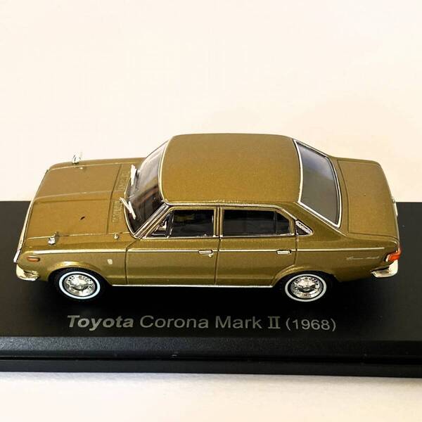 【美品】アシェット 1/43 国産名車コレクション Toyota Corona MarkⅡ(1968)