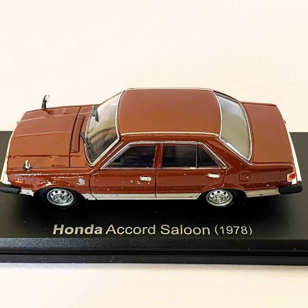 【美品】アシェット 1/43 国産名車コレクション Honda Accord Saloon (1978)