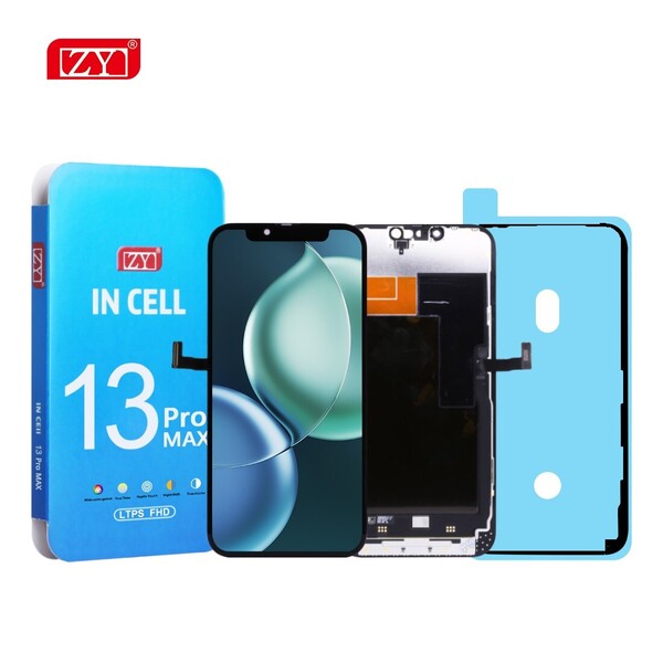 【新品】ZY INCELL FHD COF iPhone 13 PRO MAX リペア用LCD 液晶タッチパネル 防水シート付き
