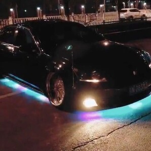 LEDテープライト 流れる RGB イルミネーション 最新 流光モード搭載 ブルートゥース アンダーライト 車体 サイドシル ドアシル