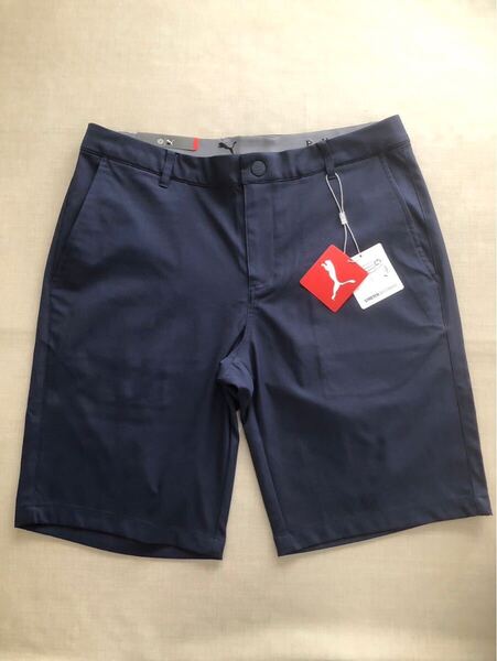 送料無料◆新品◆プーマ PUMA GOLF ハーフパンツ◆(XL) w86cm◆531758-03 (ネイビー)◆PGW ジャックポット ショーツ