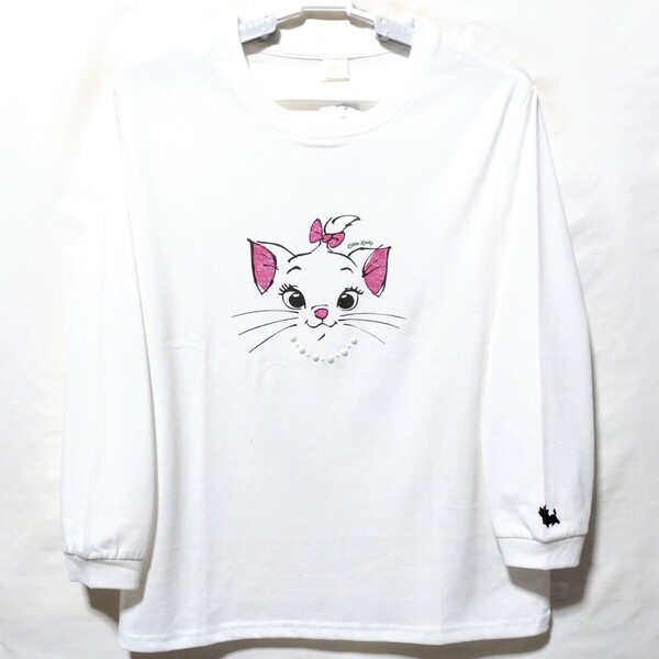 特価/未使用【サイズ=LL(レディス)】Disney/ディズニー/レディス/長袖/Tシャツ/胸囲=93~101cm/white