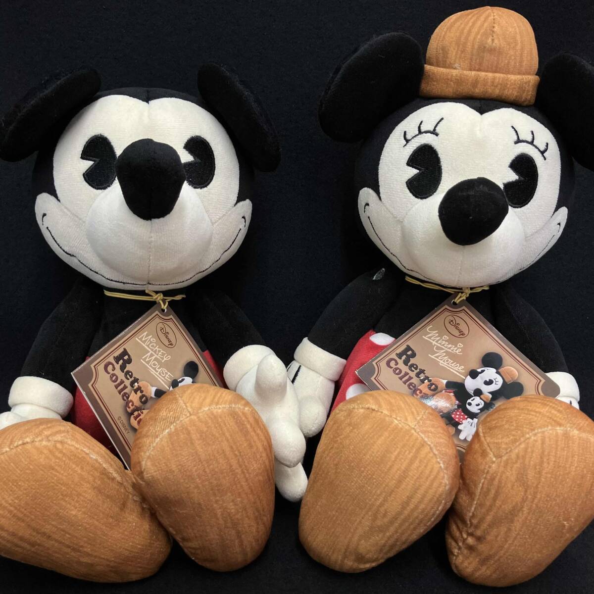 Yahoo!オークション -「ディズニーレトロぬいぐるみ」(ミッキー