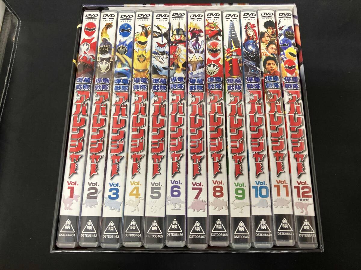 中古 爆竜戦隊アバレンジャー 初回版 全12巻セット 全巻収納BOX