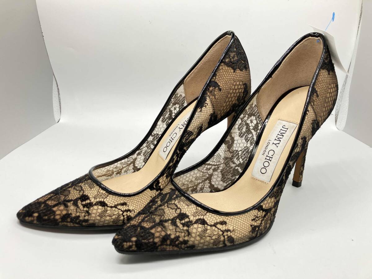 【人気品】ジミーチュウ ABEL レース パンプス ポインテッドトゥ 34.5 人気品】ジミーチュウ ABEL レース パンプス ポインテッドトゥ 21.5