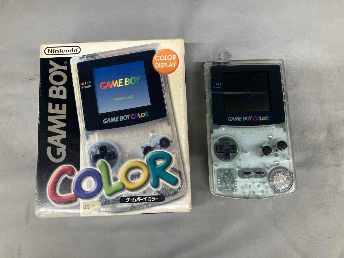 Yahoo!オークション -「ゲームボーイカラー スケルトン」(本体