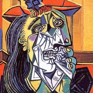 新品 ピカソ「泣く女」の高級印刷画 A4サイズ 額なし