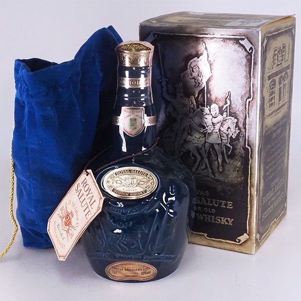 ウイスキー ロイヤルサルート 21年 700ml 40度《旧ボトル》青色