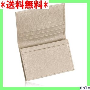 ☆人気商品 RAKREEK 名刺入れ レディース 本革 女性のた 本製 50 容量 名刺ケース 母の日 ギフト ベージュ 266