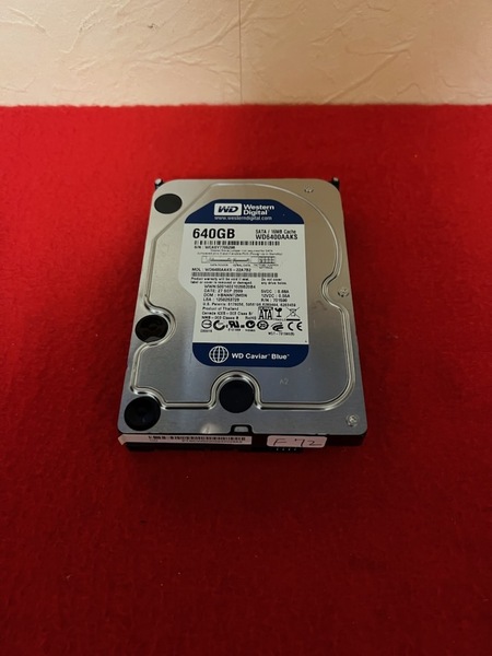 不良返金保証 ウエスタンデジタル SATA 3.5インチ内臓用 HDD ハードディスク 640GB WD Western Digital WD6400AAKS(F72)