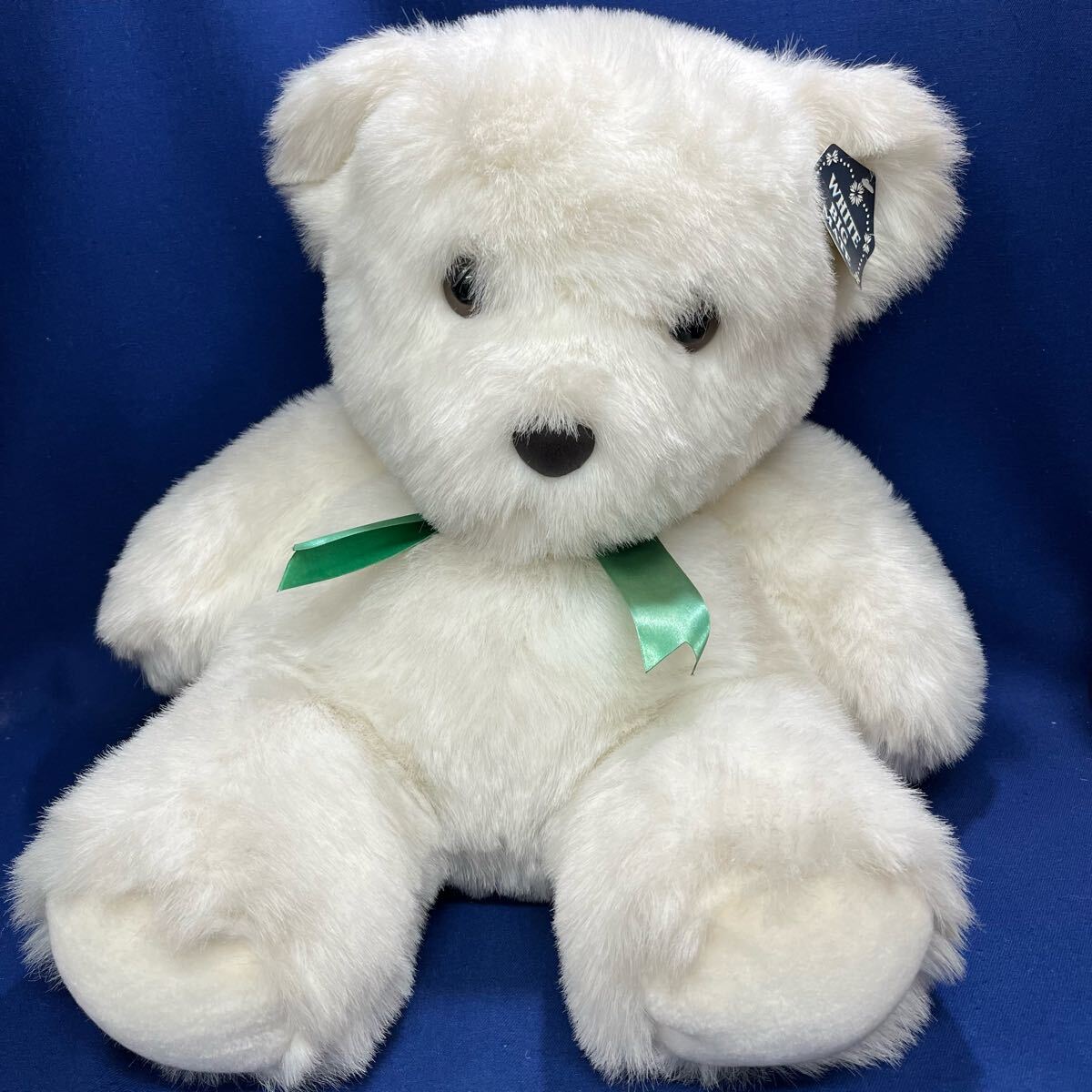 SANTA BEAR シロクマ 白熊 ぬいぐるみ ヴィンテージ レトロ