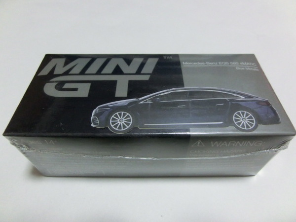 MINI GT 1/64 メルセデス ベンツ EQS 580 4MATIC ナチュラルブルーメタリック 右ハンドル MGT00559-R 新品