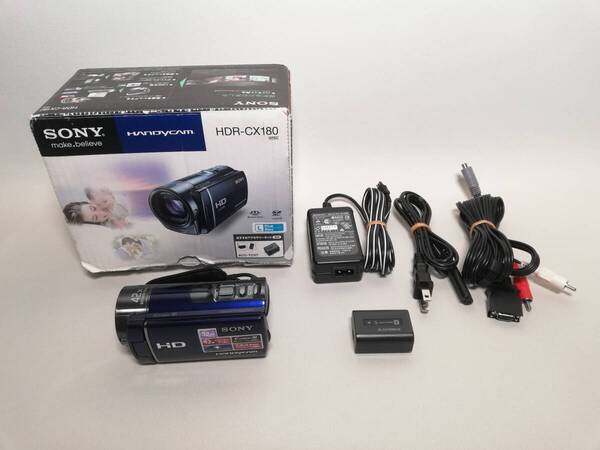 【録・再OK】SONY ソニー ハイビジョンハンディカム HDR-CX180 32GB【美品】