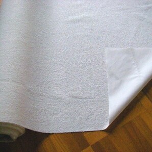 ★片面パイル透湿性防水布(オフ白)♪148×30★【NE0261-B】