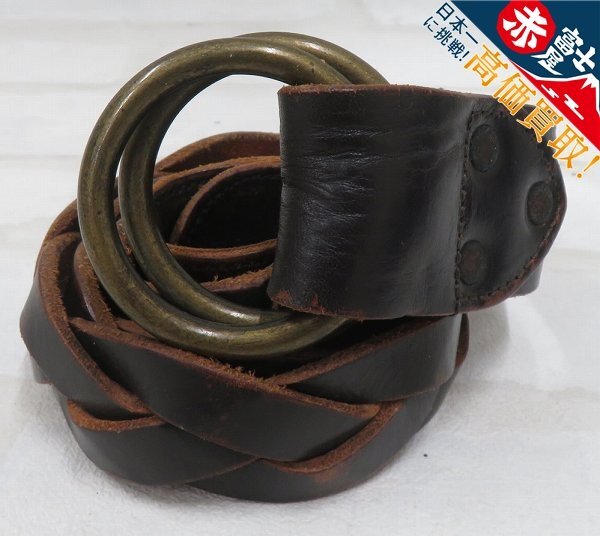 Yahoo!オークション -「rrl leather belt ダブルアールエル Yahoo!オークション -「rrl leather belt ダブルアールエル