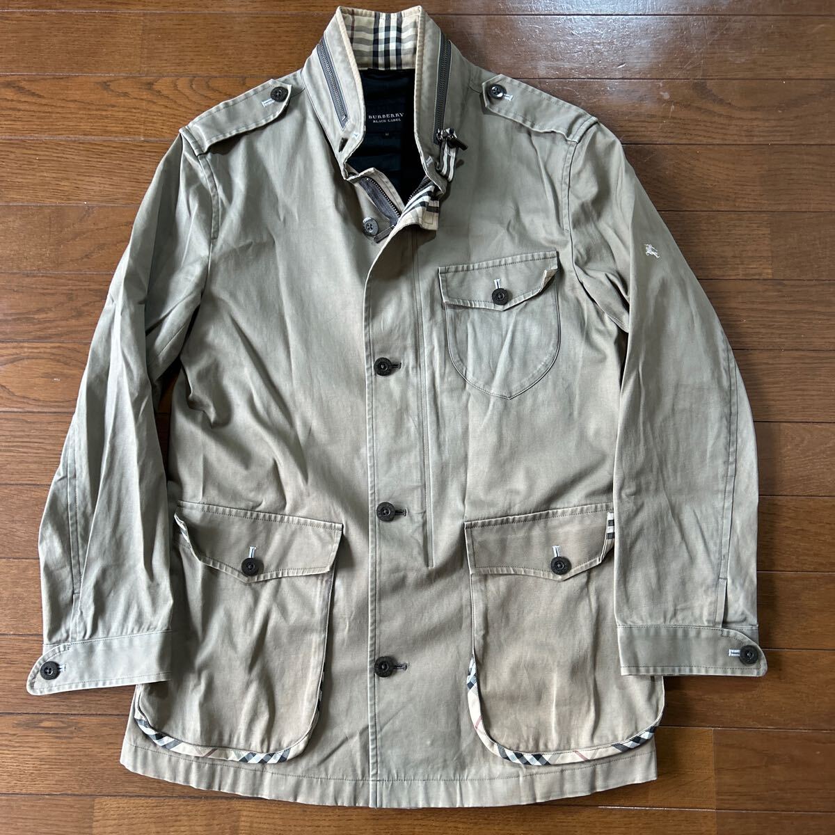 極美品BURBERRY LONDONレザージャケット2wayライナー付きL~Mノバ