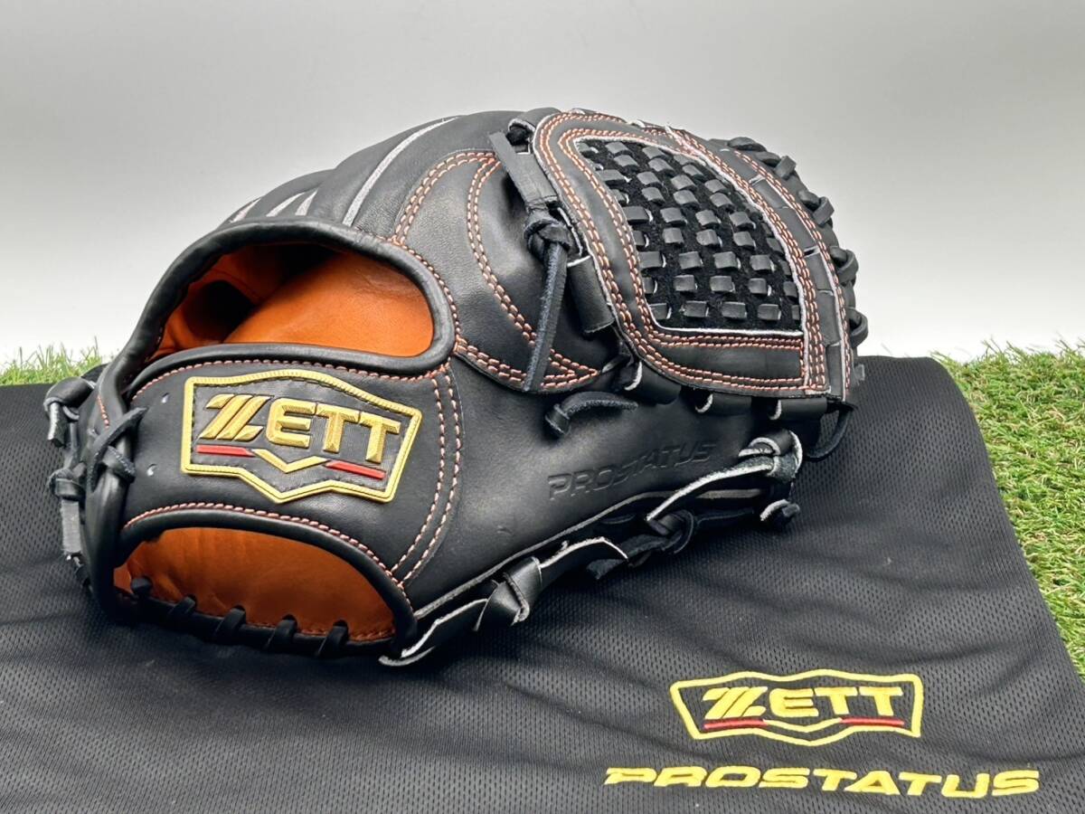 中古品 ゼット ZETT プロステイタス 硬式 内野手用グローブ