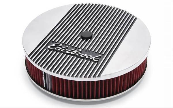 !送無!エーデルブロック EDELBROCK ポリッシュエアクリーナー エリートⅡ 4bbl シボレー フォード ダッジ クライスラー