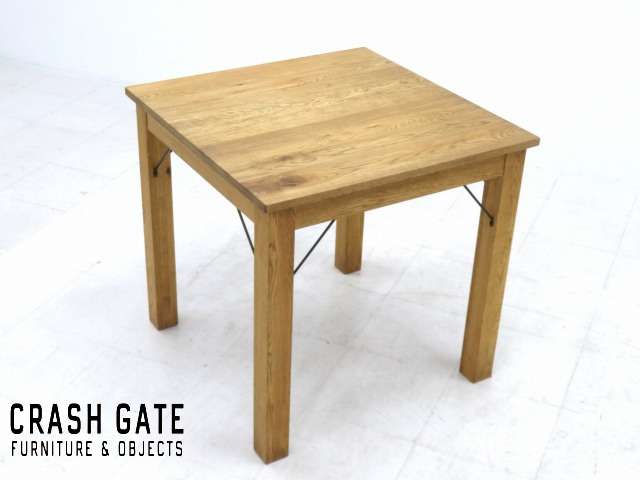 展示品　クラッシュゲート　オーク材　ダイニングテーブル　カフェ　店舗什器 Yahoo!オークション -「クラッシュゲート」(ダイニングテーブル
