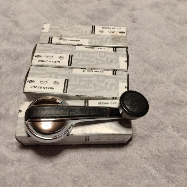 スカイライン ハコスカ ウインドーハンドル 新品 日産 純正部品 レギュレーターハンドル GC10 PGC10 C10 43 44 68 69 初期型 4個セット