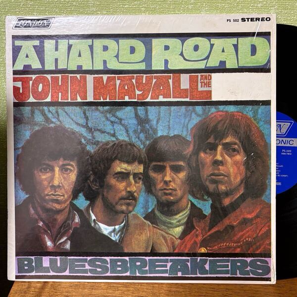 【US-ORIG!シュリンク付き】JOHN MAYALL BLUESBREAKERS/A HARD ROAD PS502 マト1/1 PETER GREEN在籍【超音波洗浄済】