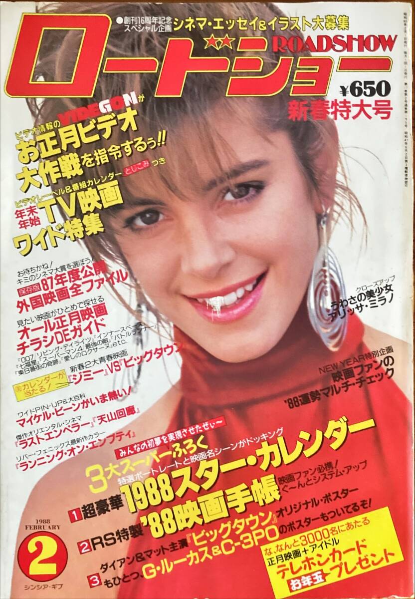 g-662 ROADSHOW (ロードショー) 1991年2月号 集英社 特集