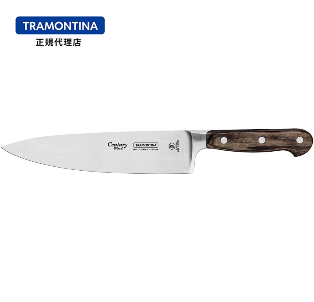 〰️様　ご確認用② TRAMONTINA 木柄 牛刀包丁 8インチ センチュリーウッド