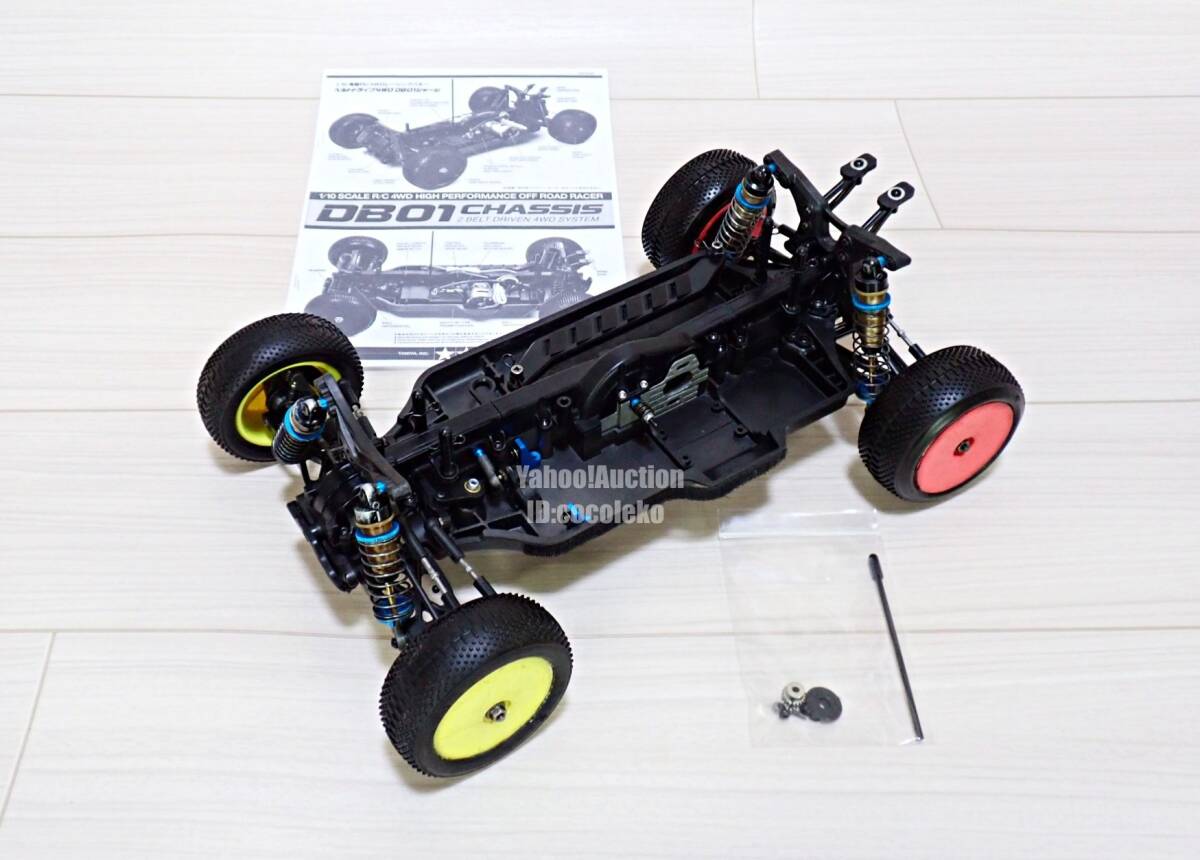 人気特価をすべて 1/10 タミヤ オフロード オプションパーツ多数付 シャーシ DB01 田宮模型