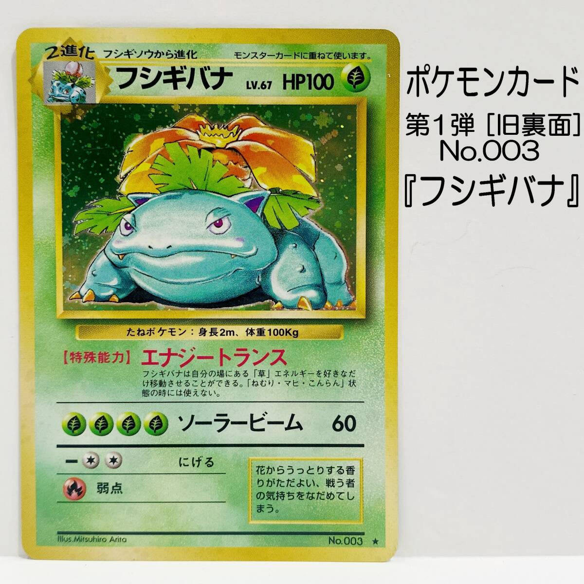 Yahoo!オークション -「ポケモンカード 旧 フシギバナ」の落札 Yahoo!オークション -「ポケモンカード 旧 フシギバナ」の落札