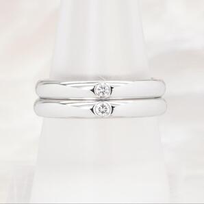 37048 ★HARRY WINSTON★ ラウンドマリッジリング ペアリング 定価81万