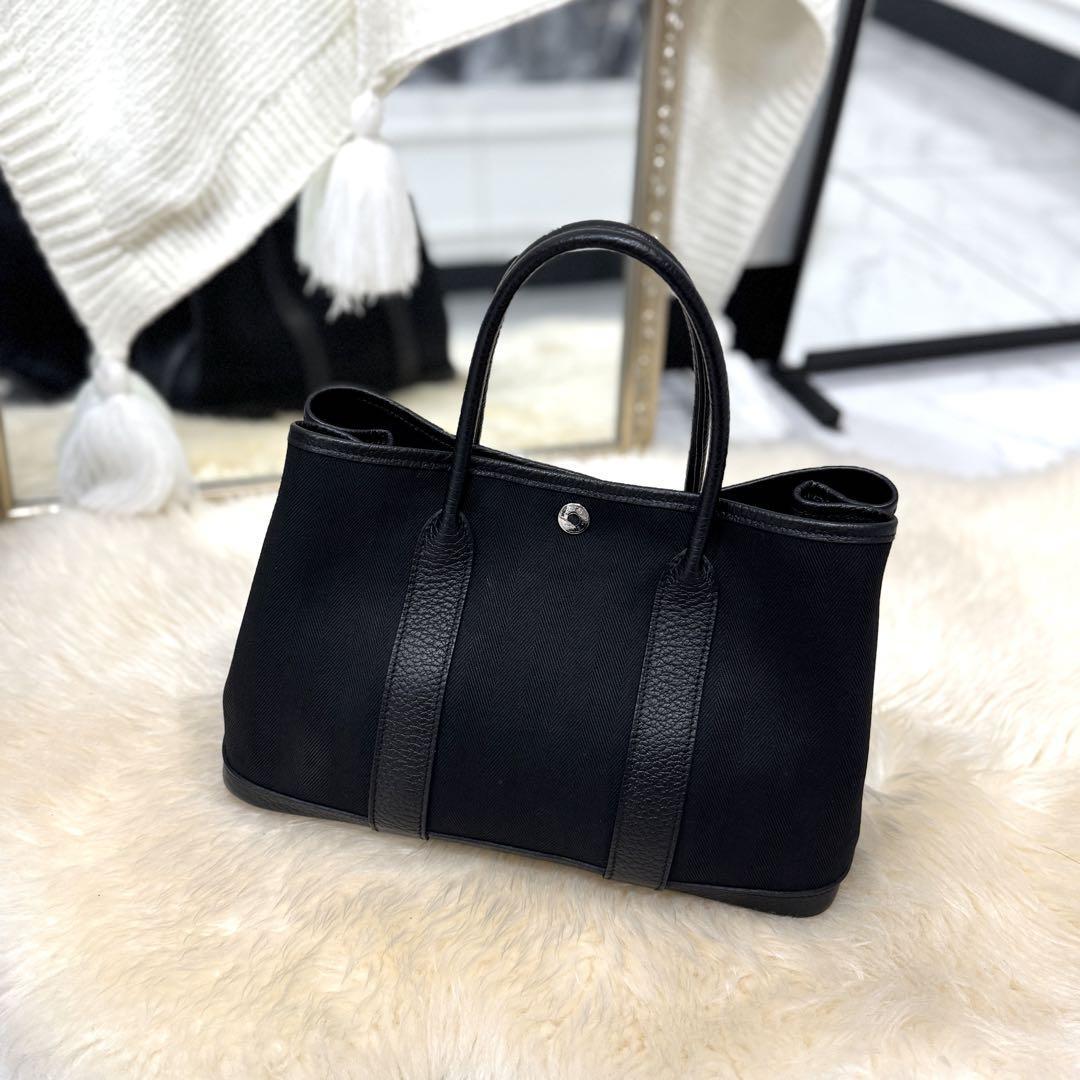 Yahoo!オークション -「エルメス ガーデンパーティー ブラック Yahoo!オークション -「エルメス ガーデンパーティー ブラック