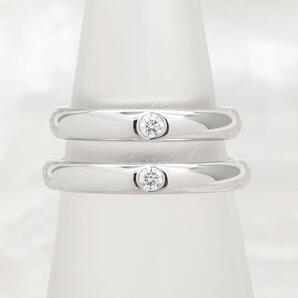 36678 ★HARRY WINSTON★ ラウンドマリッジリング ダイヤ ペア 定価81万