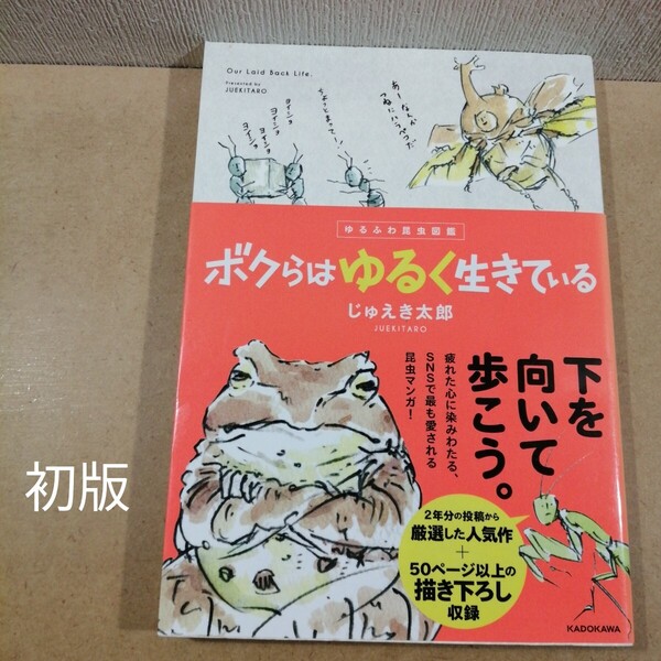 初版 ボクらはゆるく生きている ゆるふわ昆虫図鑑 (ゆるふわ昆虫図鑑) じゅえき太郎/著