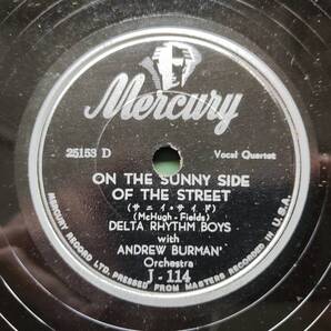 【美盤】デルタ・リズム・ボーイズ「サニイ・サイド/私を信じてくれない」 NF0319-97 SP盤