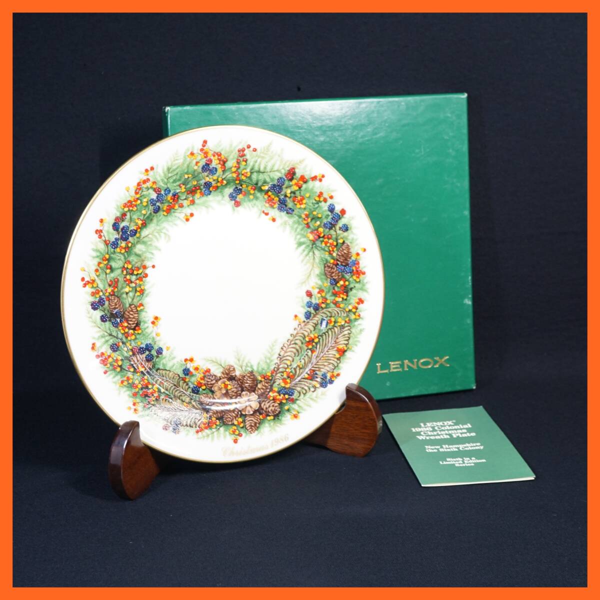 Yahoo!オークション -「lenox クリスマス」(プレート、皿) (洋食 Yahoo!オークション -「lenox クリスマス」(プレート、皿) (洋食