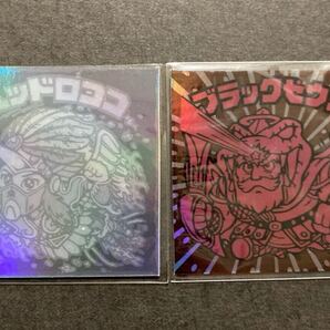 ビックリマン ビックリマンシール マイナーシール2枚(駄菓子 下手絵 ロゴ無し 自作シール )