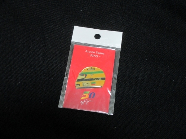 【F1】ピンズ アイルトン・セナ・ダ・シルヴァ(2) PINS Aryton Senna da Silva ピンバッチ 未使用 即決