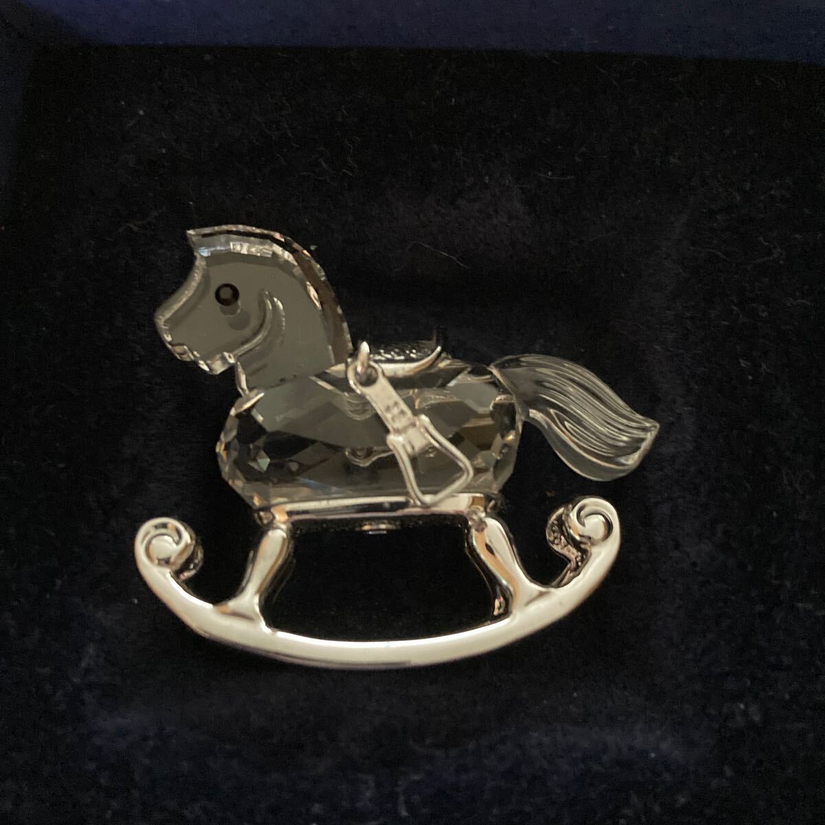 楽天市場】スワロフスキー ロッキングホース 木馬 Swarovski
