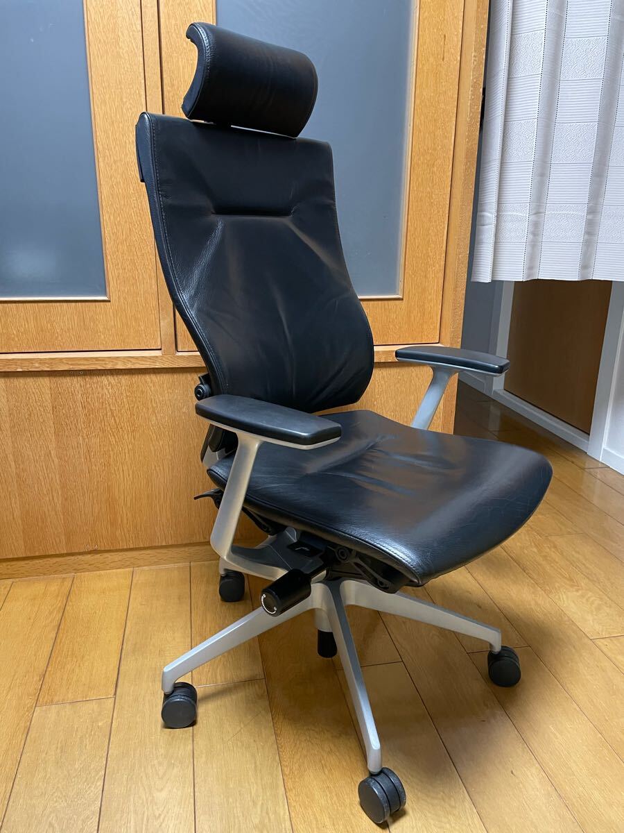 Yahoo!オークション -「steelcase リープ」(革張り) (デスク Yahoo!オークション -「steelcase リープ」(革張り) (デスク
