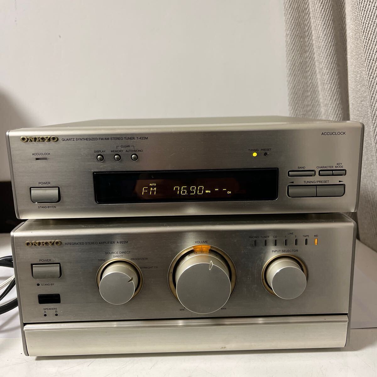 Yahoo!オークション -「onkyo t-422m」の落札相場・落札価格