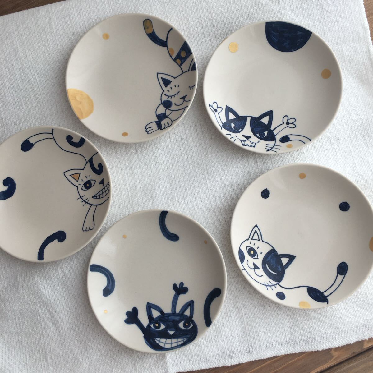 【10％OFF】 村田真人 紙箱（2025年最新】Yahoo 豆皿5客 染付蕪絵小皿 皿