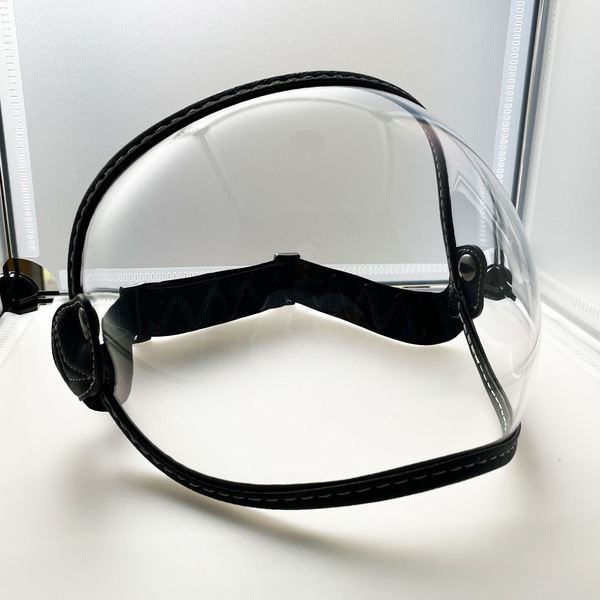 【新品】ヘルメット用バブルシールド|クリア