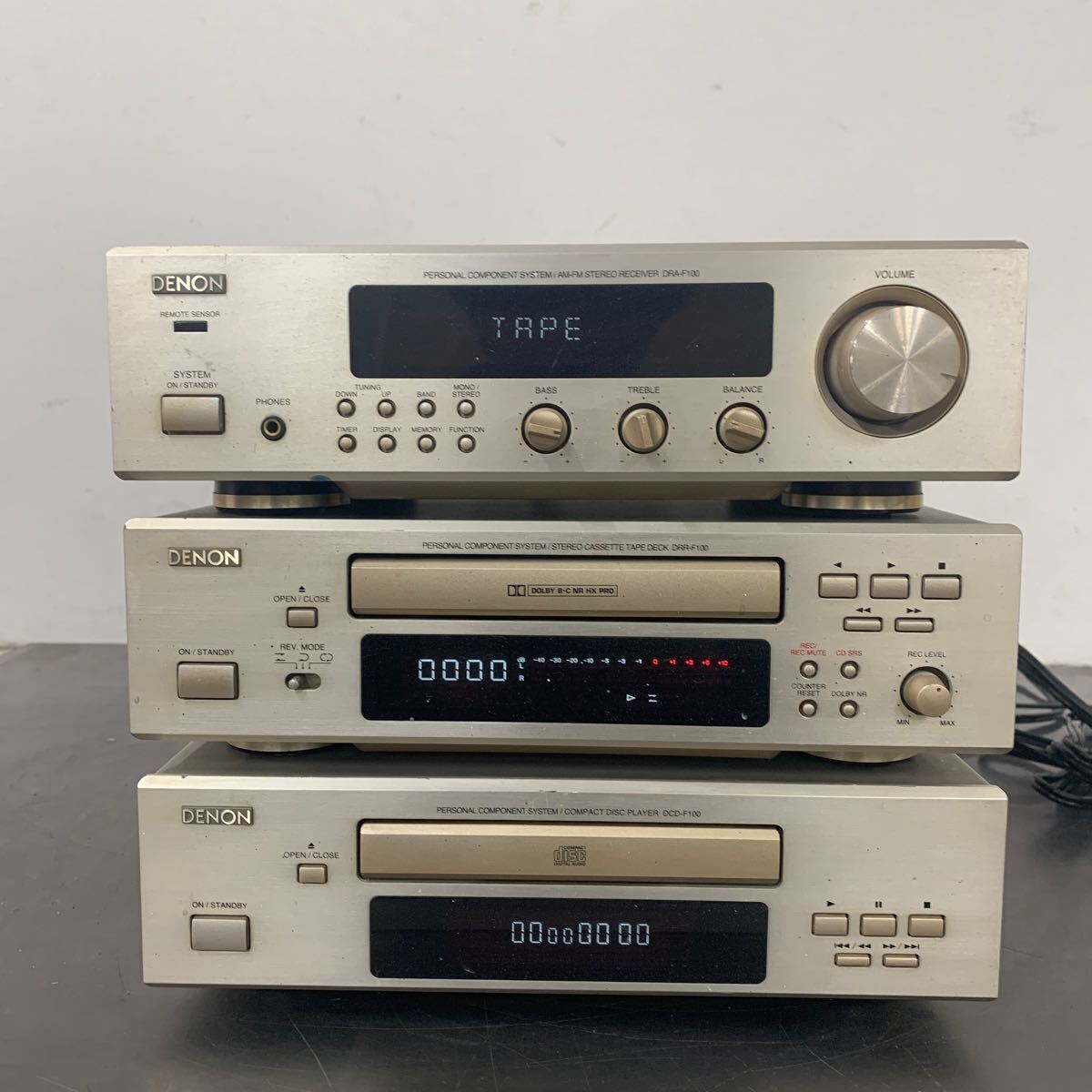 Yahoo!オークション -「denon f100 drr」(オーディオ機器) の Yahoo!オークション -「denon f100 drr」(オーディオ機器) の