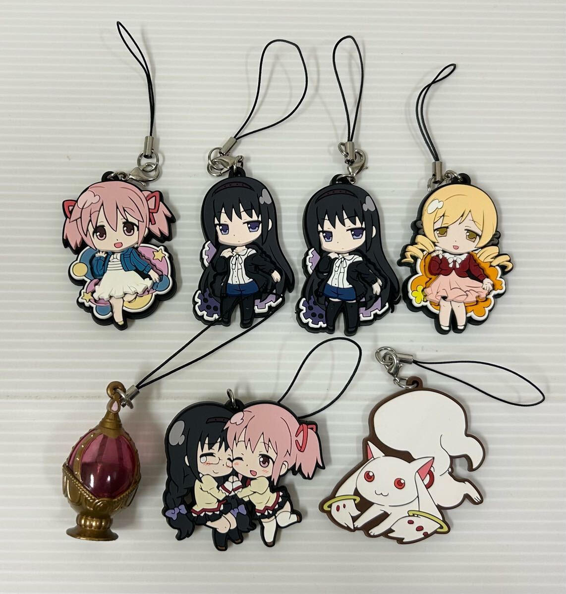 魔法少女まどか☆マギカ ソウルジェムストラップ5｜ガシャポン