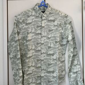 ZARA ザラ カモフラシャツ/長袖/ SLIM FIT/ ボタンダウン