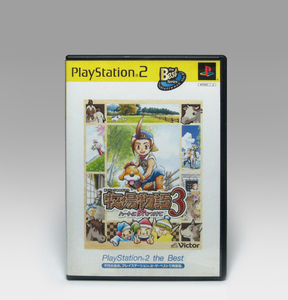 ● PS2 ハガキ・チラシあり 牧場物語3 ~ハートに火をつけて~ PlayStation2 the Best SLPS-73003 BOKUJOU MONOGARARI 3 NTSC-J 2002