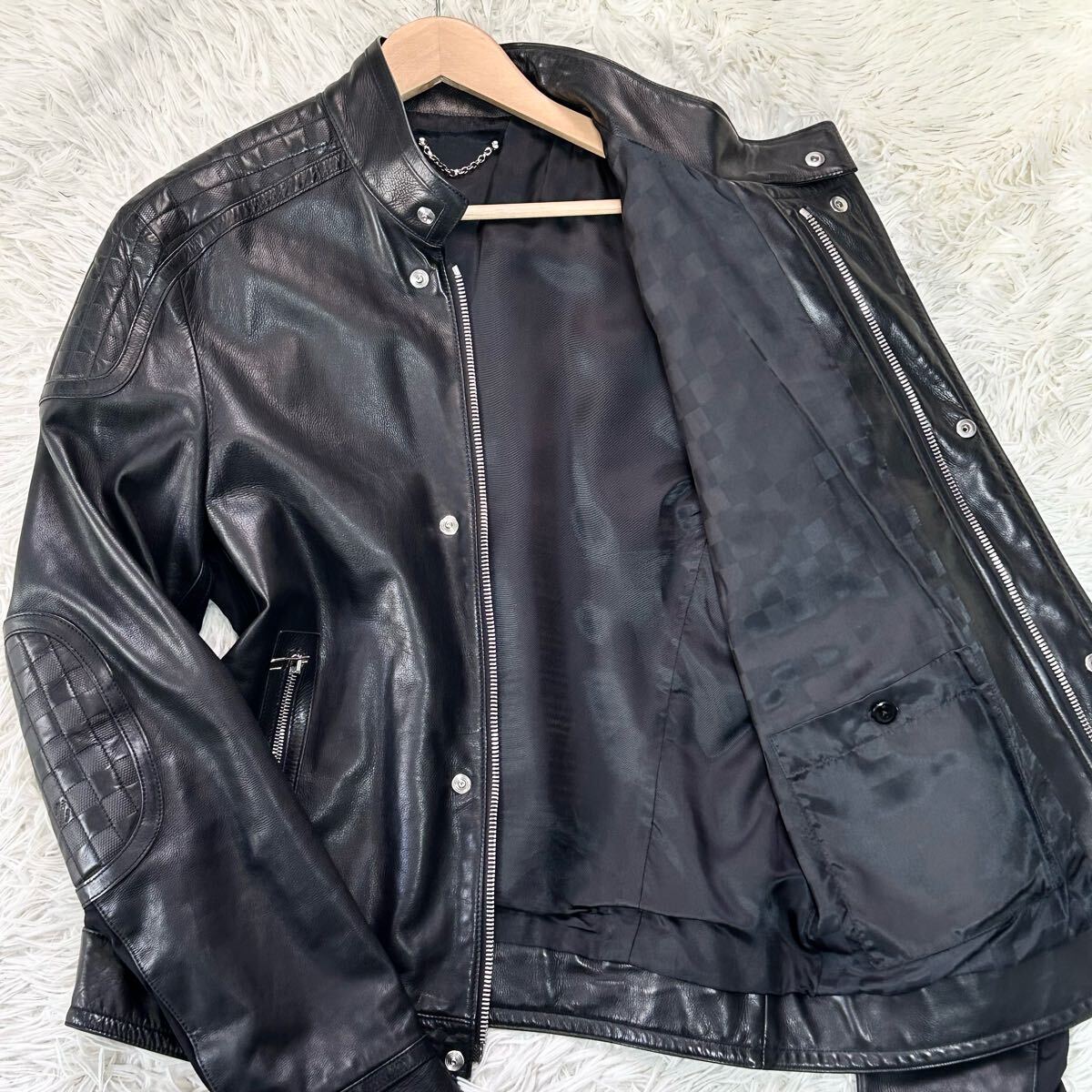 Yahoo!オークション -「ライダース レザー」(男性用) (ルイ Yahoo!オークション -「ライダース レザー」(男性用) (ルイ