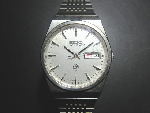 美品！セイコーGRAND QUARTZ 9943 雪目 電池交換済み ベルト新品